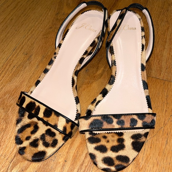 J. Crew Haircalf Simple Slingback Sandals - Picture 4 of 11